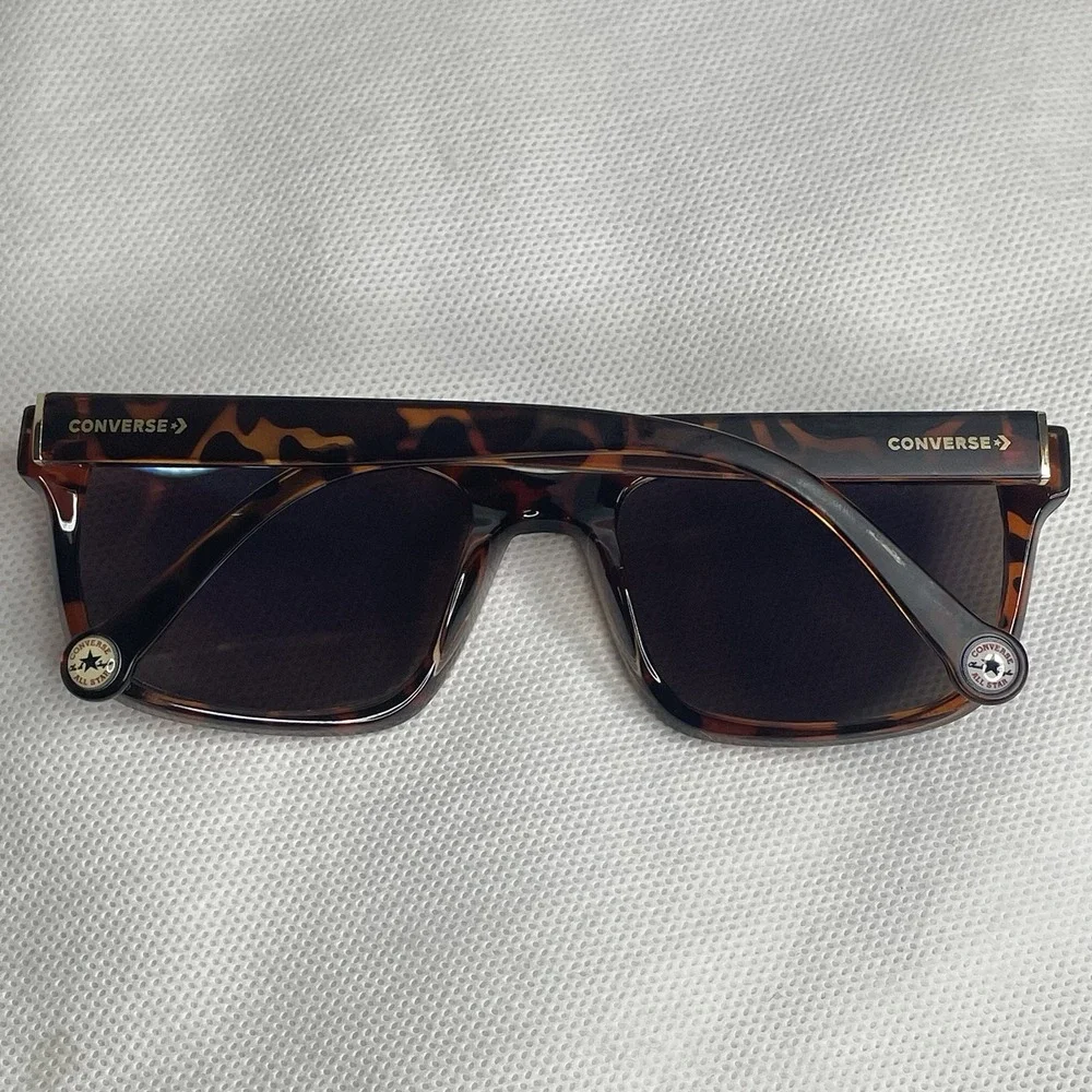 Converse Chuck Taylor All Star Square Tortoise Frame Sunglasses CAT 3 Matte Tort